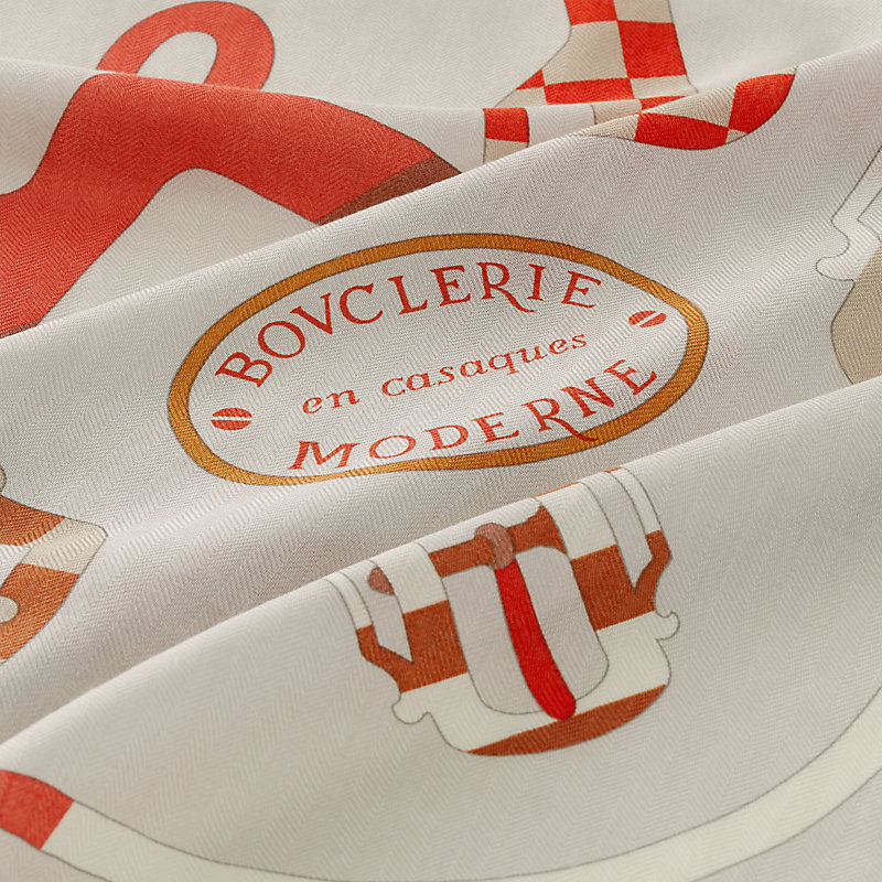 【新品未使用】エルメス トライアングル Bouclerie Moderne Bouclerie Moderne en Casaques giant triangle - Beige | Hermès Canada